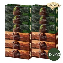 빙그레 끌레도르 청정 제주 녹차바 6개+딥 초콜릿바 6개, 없음