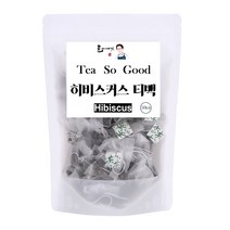 [윤아네마켓] PLA 생분해 삼각티백 50개입 히비스커스차 히비스커스티