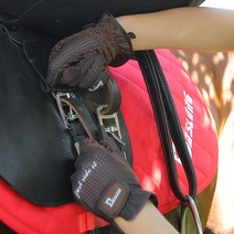 승마 장갑 봄과 여름 실리콘 미끄럼 방지 통기성, 하나의 크기는 모두 맞는, 브라운 XS 손 길이 17cm