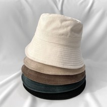 디작소 여성 빅사이즈 코듀 버킷 햇 벙거지 모자