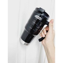 아라모드 머그컵 손잡이 대용량 스텐 보온냉 휴대용 캠핑 텀블러, 머그잔330ml, 블랙