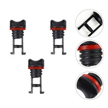 카약플러그 배수 플러그 스레드 스쿠퍼 카약 카누 구멍 보트 선체 마개 나일론, 01 Black Red