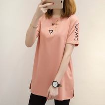 헤라스 여성용 하트니 롱 반팔티