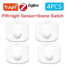 무선 모션 센서 감지기 투야 와이파이 지그비 인간 스마트 홈 PIR 조명 장면 스위치 라이프, 없음, 9.Zigbee 1PCS