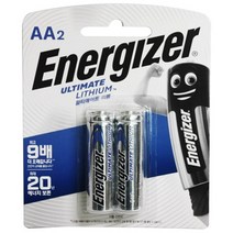 에너자이저 리튬 배터리 1.5V 건전지 AA (L91) / AAA (L92) - 2알, AA-2알