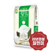 22년햅쌀 고인돌 강화섬쌀 찹쌀현미 찰현미 10kg, 1개