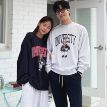 제이브로스 베어 프린팅 오버핏 맨투맨