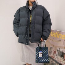 이유엠 남여공용 웰론 숏패딩 Free Size