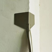 퍼티칼 야외 코너 흙손 스테인레스 스틸 정원 메탈 손잡이 90 도 건식 벽체 내부/외부 1 개, [03] large Internal