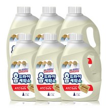 아토세이프 홈드라이 액체 세탁세제 1.13L 6개, 단품없음