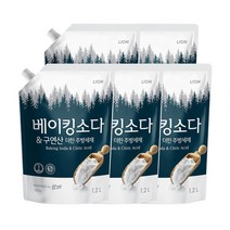 참그린 베이킹소다&구연산 더한 주방세제 1.2L, 5개