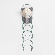키알리 도어후크 5구 스틸 모자걸이 소품정리, 색상, 그린