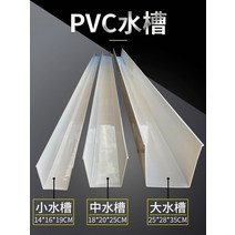 PVC홈통 처마물받이 빗물 받이 지붕물받이거터 비 트로프 캐노피 빌드 처마 도랑 지붕, 액세서리의 모서리가 크고 신속한 가격은 1 인용입