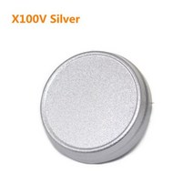 후지 필름 X100V X100 X100S X100T X100F 카메라용 블랙 & 실버 렌즈 캡 커버 프로텍터, X100V Silver