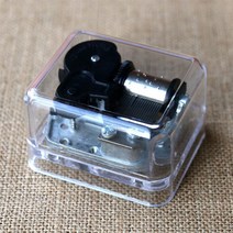 자동 태엽 실버 오르골 뮤직박스 인테리어 보석함, 신세기커머스 1-오르골-캐논