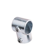 T자 파이프클램프 40A 연결 아시바조인트 실버 DIY 쇠봉