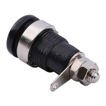 소켓 커넥터 1510pcs 32a 절연 안전 4mm 바나나 플러그 소켓 잭 암 패널 마운트 바인딩 포스트 커넥터 멀티 미터 터미널, 검정, 10개