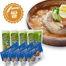 밀가루 없는 글루텐프리 쌀냉면 세트 (냉면사리180g 4개 + 육수 4개), 상세페이지 참조, 상세페이지 참조, 상세페이지 참조, 상세페이지 참조