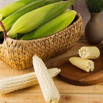 삶아서 급냉한 강원도 미백 찰옥수수 10개/17cm내외, 없음