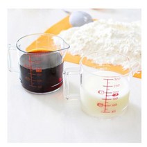 요린이 요리초보 투명 눈금 계량컵 반죽용량 레시피, 상세페이지참조