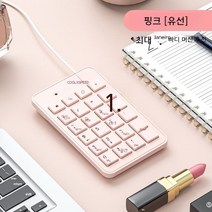 프로크리에이트 키보드 숫자 텐키 키패드 태블릿, 배송-해외직배송, 제품선택, 핑크