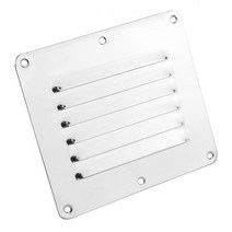 환풍기 커버 댐퍼 역풍방지 주방 마린 하드웨어 스테인레스 스틸 보트 스퀘어 에어 루버 그릴 환기 인공 호, 한개옵션0