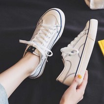 여자 단화 스니커즈 20대 캠퍼스룩 베이직 캔버스화 보세 스타일코디운동화 나들이룩봄 베이직캔버스화