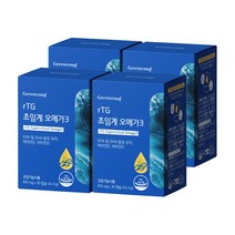 rTG 초임계 오메가 3, 30캡슐, 4박스