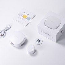 베럴유 자외선 UV 휴대용 면도기살균기 면도기거치대 겸용, #밀키화이트