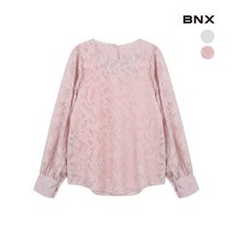 [BNX] 여성 플라워 아일렛 블라우스