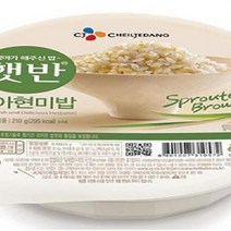 햇반발아현미밥CJ 210g, 단품, 단품