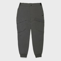 트래블 우븐 카고 조거 팬츠 챠콜 그레이 CA22TPT410CHA