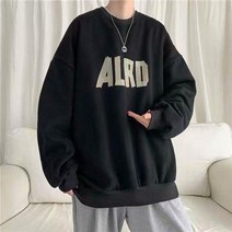 어깨넓어보이는 남자맨투맨 빅사이즈 라운드넥 풀오버 캐주얼 스웨터 티셔츠 ALRO 알로보지마
