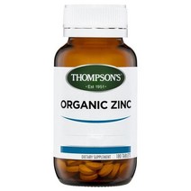톰슨스 유기농 아연Organic Zinc면역 눈 피부 생식건강 테스토스테론생산 180정