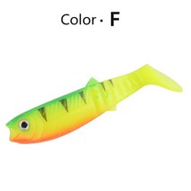 MEREDITH Cannibal Baits 80mm 100mm 125mm 인공 소프트 낚시는 Wobblers 루어 실리콘 쉐이드 웜베이스 미, CHINA_80mm 10pcs, 06 F_01 80mm 10pcs