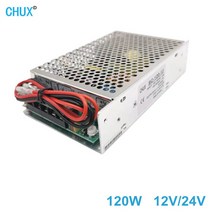 CHUX UPS 12V 24V 스위칭 전원 공급 장치 120w 범용 AC 충전 유형 SC120W-12 LED SMPS, 01 12V