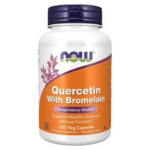 NOW Quercetin Bromelain 나우 퀘세틴 400mg 브로멜라인 120베지캡슐