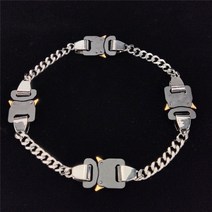 1017 alyx 9sm 번개 alyx river link hero 체인 목걸이 힙합 티타늄 스테인레스 스틸 스트리트 액세서리 스마일리 목걸이