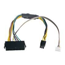 ATX 메인 24 핀 암-6 수 6 PCI-E PSU 전원 어댑터 공급 케이블 커넥터 HP Elite 8100 800G1, 01 Photo Color