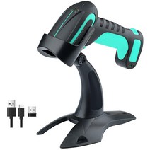 Tera 1D 2D QR 바코드 스캐너 무선 스탠드 포함 튼튼한 산업용 IP66 낙하 방지 이미지 스캔 핸드헬드 리더기 진동 경고 모델 8100과 블루투스와 호환, Blue_2D Pro