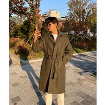 [겨울코트]오버롱 브라운코트