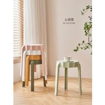 명품 모던 플라워체어 스툴 플라스틱 디자인 야외벤치 베란다 홈카페 의자 ZUOXIA, 카키