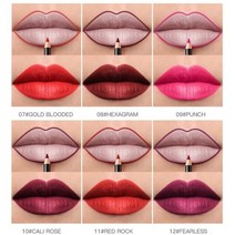 립글로즈 립틴트 립밤 립라이너 잘 지워지지 않는 착색 타투 립스틱 틴트 6pcs 전문 다기능 립 라이너 펜슬 오래 지속되는 방수 립 아이 브로우 화장품 메이크업 다채로운 립 펜, 2