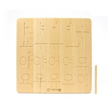 가베가족KS4101 몬테소리 따라쓰기 보드 한글, 없음