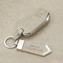 발칸노블 4세대카니발 키케이스 자동차 스마트 가죽 키홀더 차키 커버, 발칸노블 K-10 (9버튼)카니발KA4, 필기체(대.소) 필수입력기재, 네이비