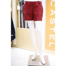 루이까스텔 골프의류 2022 F/W 가을 겨울 상품 여성 편한 체크밴드 반바지