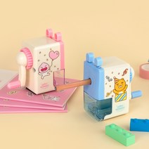 [문구조아] 카카오프렌즈 해피모먼트 미니 연필깎이 학용품 팬시 어피치, 1개