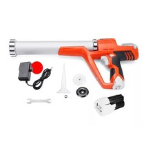 코킹건 에어 DIY 전기 글루건 4000N 코킹 무선 건 배터리 2 개 1 포함, 01 2 battery 1 charger_02 EU