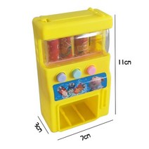 미니뽑기기계 인형 사탕 캡슐 뽑기 기계 인기 판매 시뮬레이션 미니 동전 작동 음료 자동 셀프 서비스 를위, 01 yellow