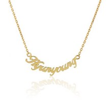 [클래스에스]18K Posh 웨이브이니셜목걸이대